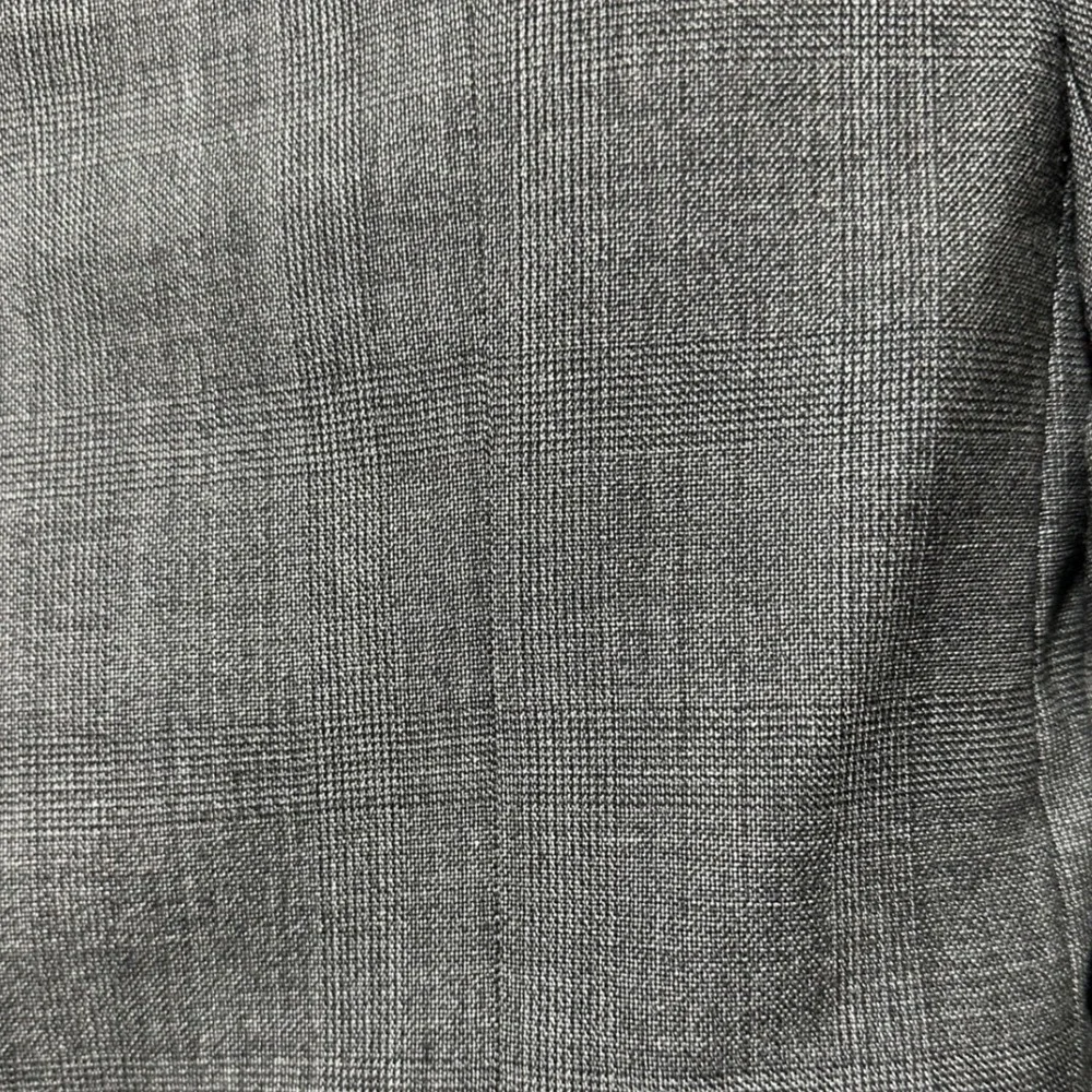 Theory Wellar Mens Blazer Jacket Charcoal MLT Plaid Wool Blend Size 38R New